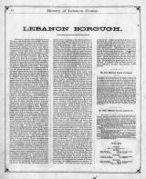 History - Page 006, Lebanon County 1875